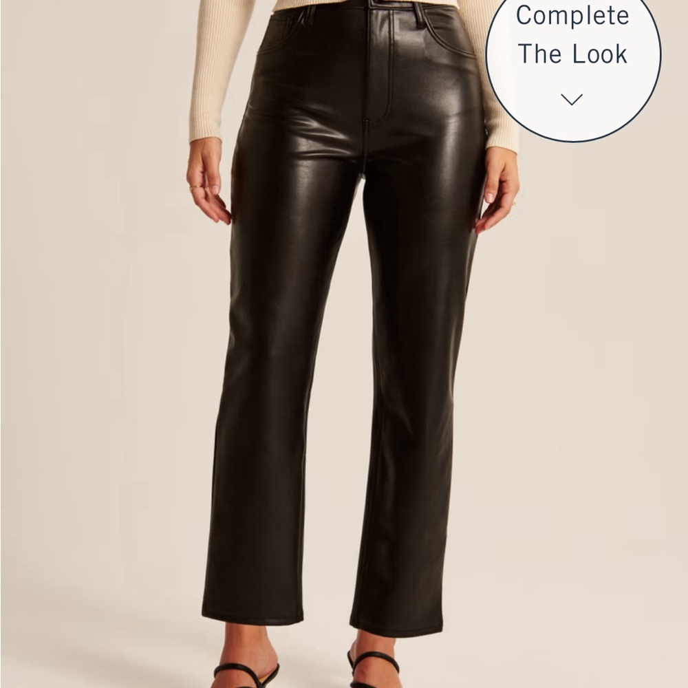 Abercrombie Leather Pants